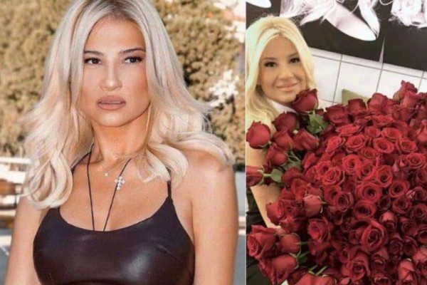 Κρυφός θαυμαστής για τη Φαίη Σκορδά: Της έστειλε 201 τριαντάφυλλα και εκείνη πόζαρε με την ανθοδέσμη