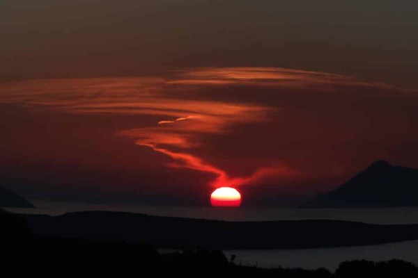 Η φωτογραφία της ημέρας: Μαγευτικό ηλιοβασίλεμα στην Κέρκυρα