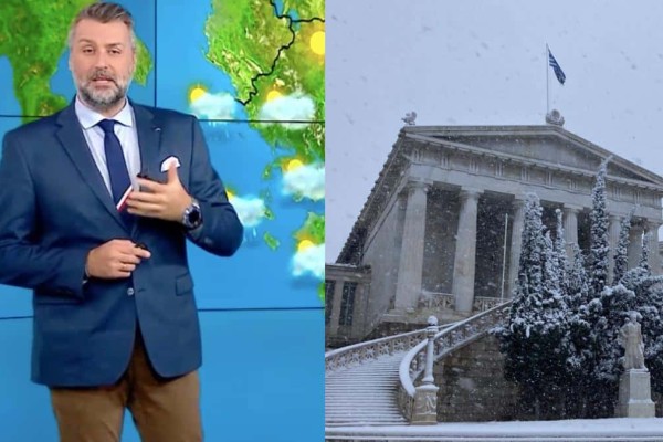 «Ασπρίζει» την Αθήνα ο Γιάννης Καλλιάνος: «Θα είναι ένας χιονιάς απρόβλεπτος…»
