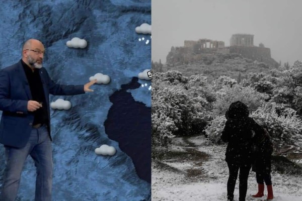«Κλείδωσε» το παγωμένο σκηνικό ο Σάκης Αρναούτογλου: «Ξύπνημα με τσουχτερό κρύο και χιόνι…»