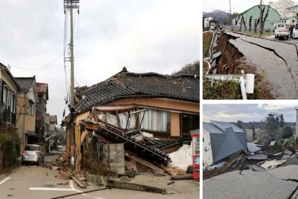 Σεισμός στην Ιαπωνία: Τουλάχιστον 30 νεκροί από τα φονικά 7,6 Ρίχτερ! Σπίτια κατέρρευσαν, δρόμοι άνοιξαν στα δύο -  Φόβοι για τα πυρηνικά εργοστάσια (Video)