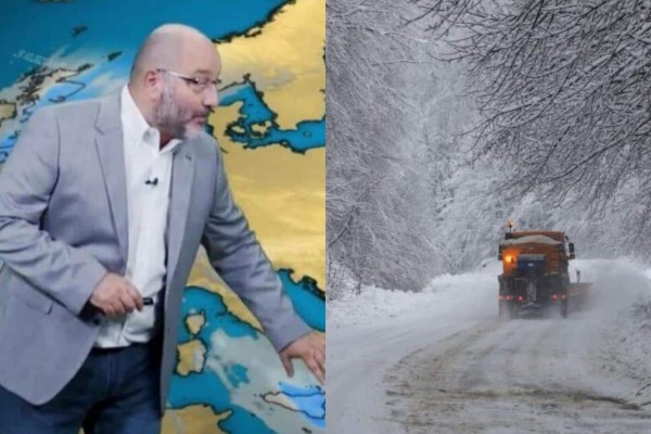 Καιρός - Σάκης Αρναούτογλου: «Έρχονται χιόνια από την Κυριακή - Μεγάλη προσοχή στους ανέμους»