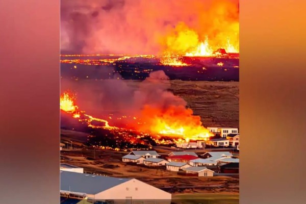 Έκρηξη ηφαιστείου στην Ισλανδία: Ποτάμια λάβας «κατάπιαν» σπίτια - Για «μαύρη μέρα» μιλούν τα ξένα ΜΜΕ (video)