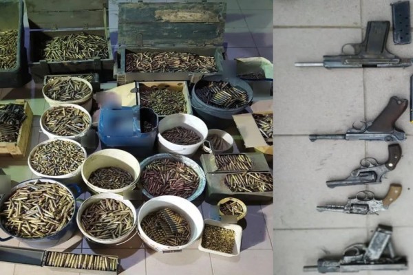 Συναγερμός στην Φλώρινα: Έκρυβαν κι άλλα όπλα ο 54χρονος και η 57χρονη - Υποψίες για παράνομο εμπόριο πολεμικού υλικού (photos-video)