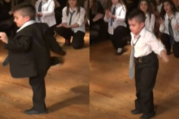 Του 'δωσε και κατάλαβε: 5χρονος χόρεψε λεβέντικο ζεϊμπέκικο και καταχειροκροτήθηκε! (video)