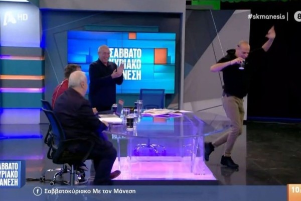 Νίκος Μάνεσης: «Θα σε κάνω φαλακρή Μενεγάκη» - Το έριξαν στους χορούς οι συνεργάτες του στην εκπομπή (video)