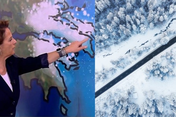 «Χιονοθύελλα με 10 μποφόρ στην Αττική»: Καμπανάκι από την Χριστίνα Σούζη