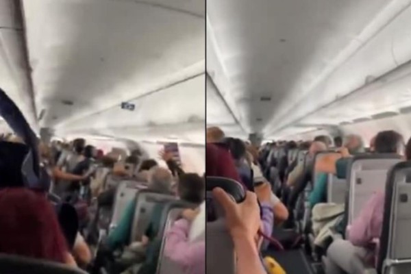 Ουρλιαχτά σε πτήση τρόμου: Αεροπλάνο πήγαινε πάνω κάτω και αντικείμενα εκσφενδονίζονταν (video)