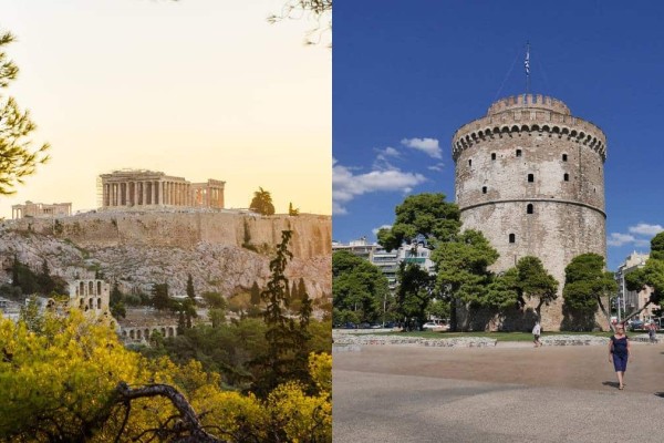 Αθήνα ή Θεσσαλονίκη: Ποια πόλη είναι πιο ακριβή - Στα 150 ευρώ η διαφορά στους μισθούς, χαώδεις διαφορές στο κόστος ζωής