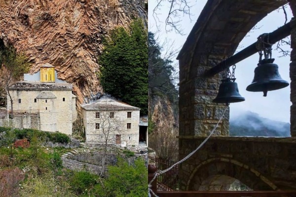 Παναγία Στάνα: Το γραφικό μοναστήρι που είναι φωλιασμένο μέσα στα γρανιτένια βράχια της Ευρυτανίας (video)