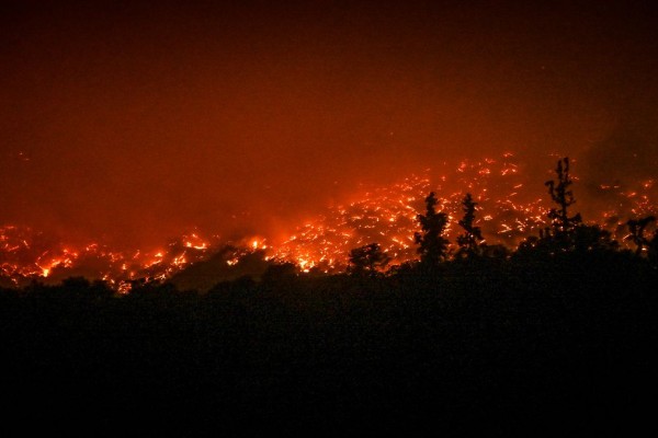 Ανησυχία στην Ζάκυνθο: Ξέσπασε φωτιά στο χωριό Εξωχώρα - Σύμμαχος οι ισχυροί άνεμοι