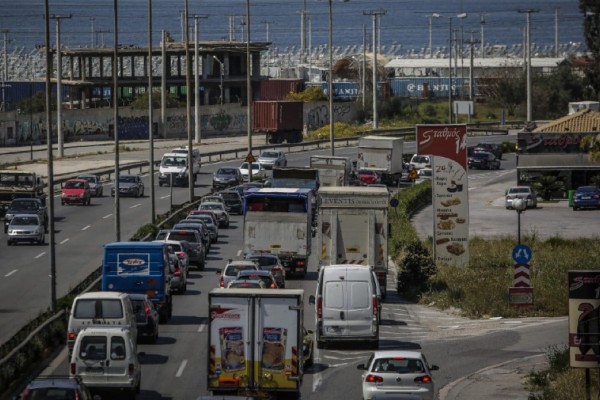 Μποτιλιάρισμα στους δρόμους λόγω έργων στη Λεωφόρο Κηφισού