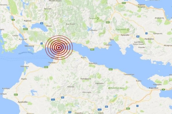 Σεισμός στην Πάτρα: Δύο δονήσεις μέσα σε λίγα λεπτά