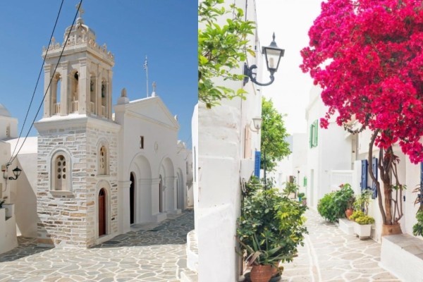Ολάνθιστα σοκάκια και κυκλαδίτικη απλότητα: Το πανέμορφο χωριό ελληνικού νησιού που μαγεύει την ψυχή (video)