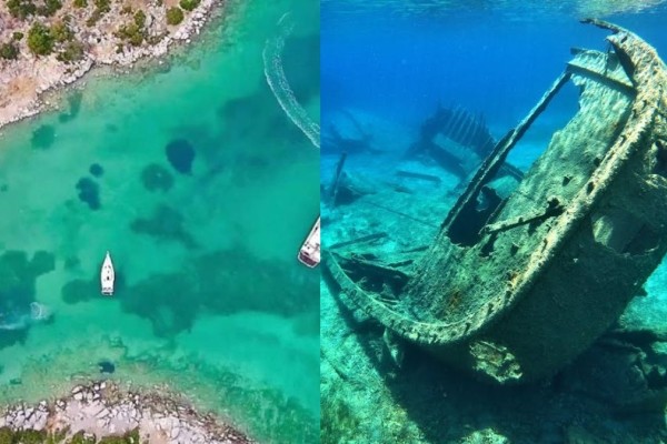 Λίγοι το γνωρίζουν: Αυτό είναι το μικρό ελληνικό νησί που φυλάσσει το αρχαιότερο ναυάγιο στον κόσμο (video)