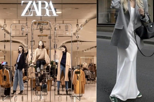 Αυτό είναι το σατινέ φόρεμα του ZARA που έχει κάνει πάταγο