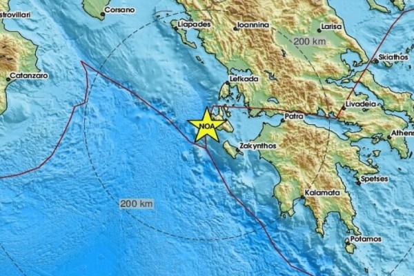 Νέος ισχυρός σεισμός στην Κεφαλονιά μέσα σε λίγες ώρες