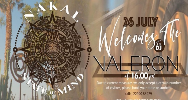 To NAKAL- State of Mind υποδέχεται τον Dj Valeron για το απόλυτο beach party experience