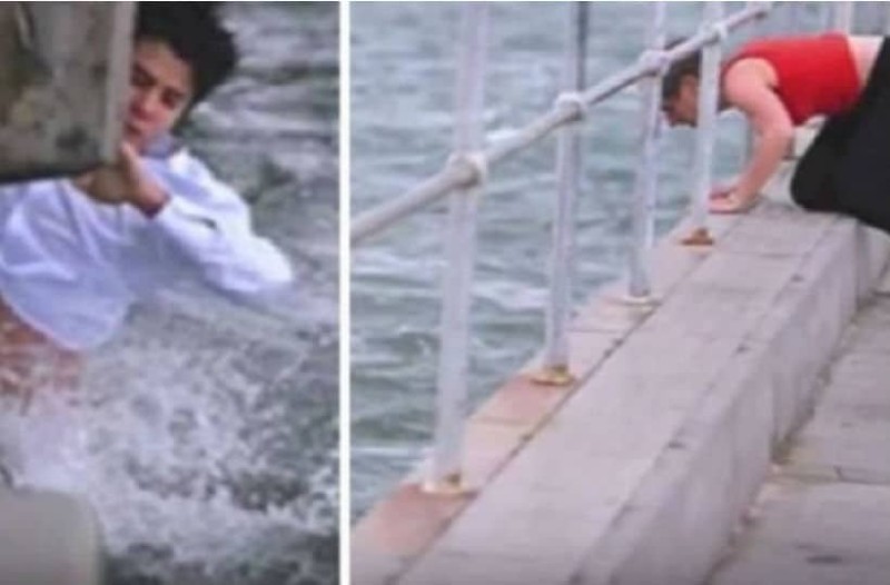 Πήγε να πετάξει τη στάχτη της γιαγιάς του στη θάλασσα – Τότε βλέπει το απίστευτο και βουτάει δίχως δεύτερη σκέψη στο νερό! (Video)