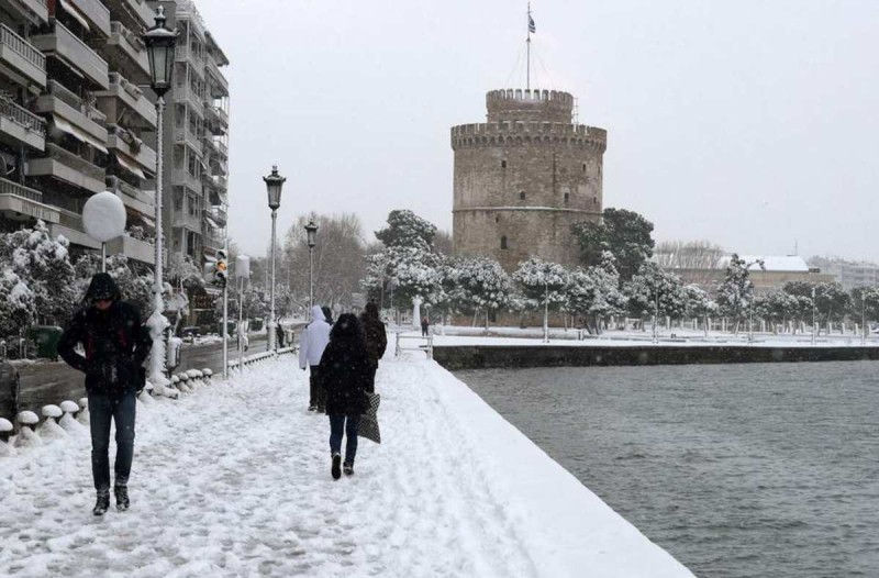 «Κλείδωσαν» τα χιόνια για Θεσσαλονίκη - Έρχεται πολικό ψύχος για 3 ημέρες