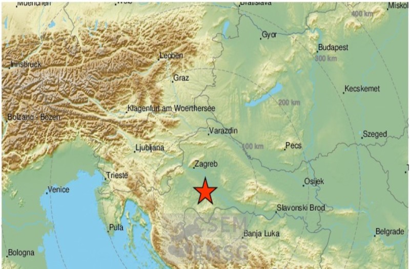 Ισχυρός σεισμός στην Κροατία