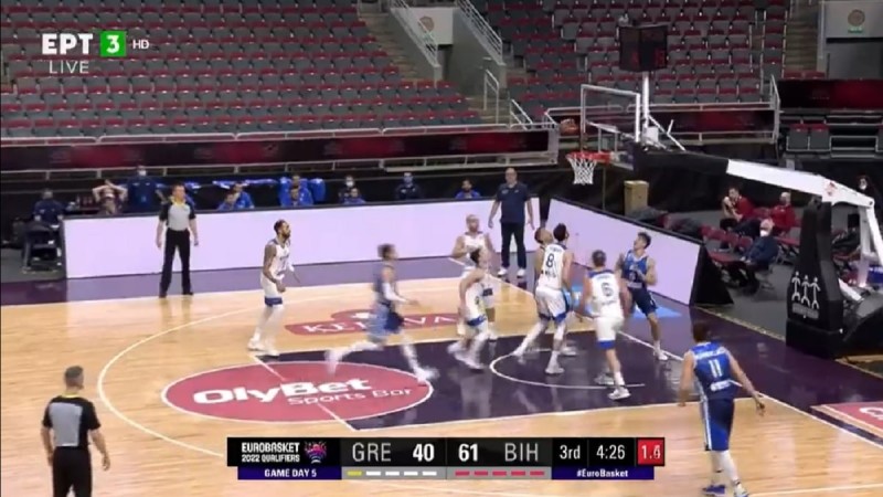Eurobasket: Βαριά ήττα για Εθνική Ελλάδος από Βοσνία - Αντίο... πρωτιά (Video)