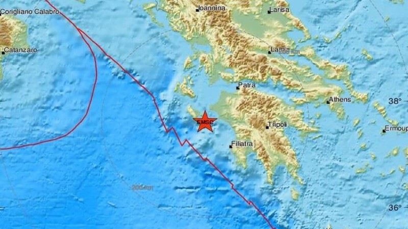 Σεισμός 3,4 Ρίχτερ στη Ζάκυνθο