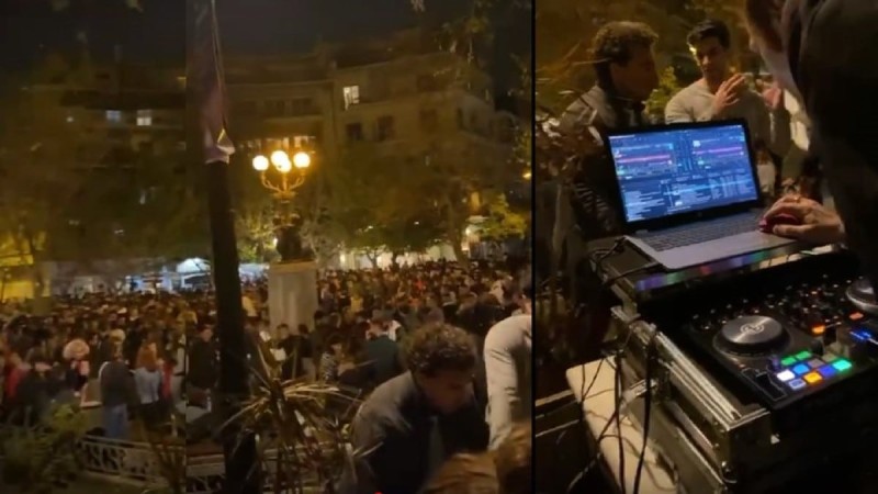 Κορωνοπάρτι στην Κυψέλη με Dj: Συγκεντρώθηκαν πάνω από 500 άτομα! (Video)