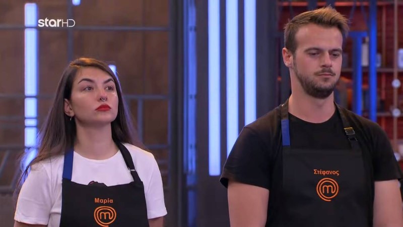 MasterChef 5: Έξαλλοι όλοι στο πλατό - Έβαλαν επίτηδες να «μονομαχήσουν» Στέφανος και Μαρία