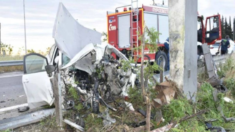  Εικόνες φρίκης από το τροχαίο δυστύχημα στην Ημαθία