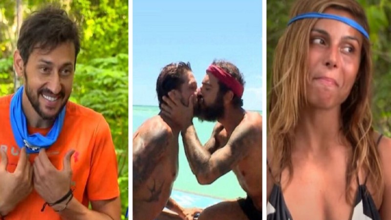 Survivor 4: Οι αντιδράσεις Καλλίδη & Ελευθερίου για το φιλί στο στομα Μπόγδανου-Τριαντάφυλλου (Video)