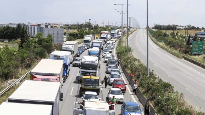 Τροχαίο στο ύψος της Δυρραχίου