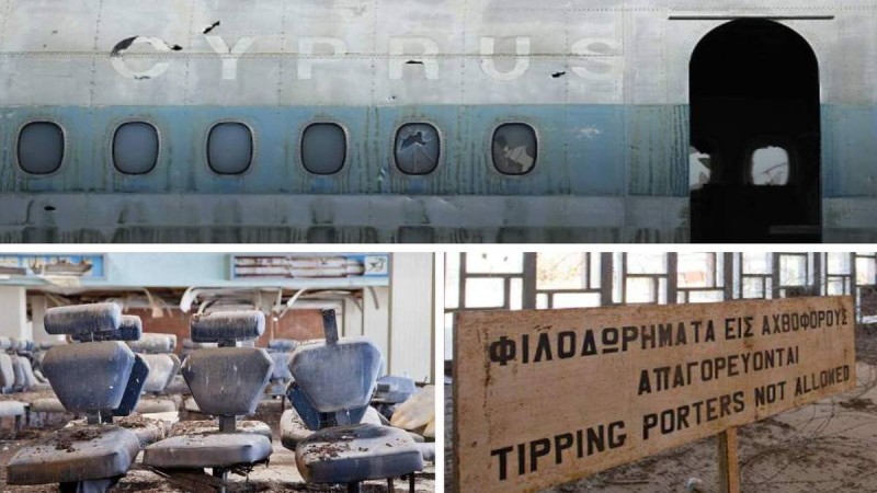 Τουρκική εισβολή στην Κύπρο: Ανατριχιαστικές εικόνες από το εγκαταλελειμμένο αεροδρόμιο της Λευκωσίας