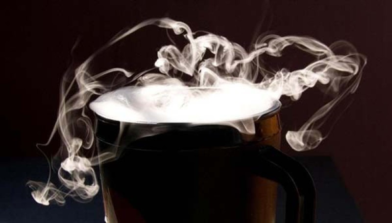 Dry Ice Tea Bubble (τσάι με ξηρό πάγο)