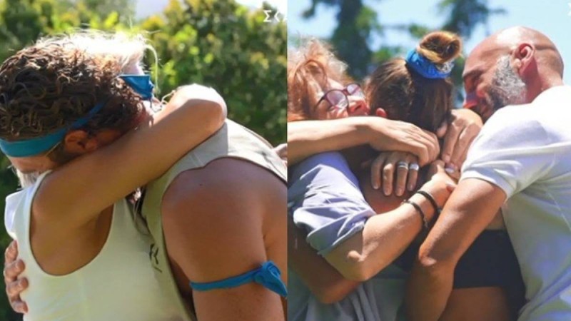 Survivor 4 - ημιτελικός: Κόρο και Μαριαλένα συνάντησαν μετά από 7 μήνες τις οικογένειες τους