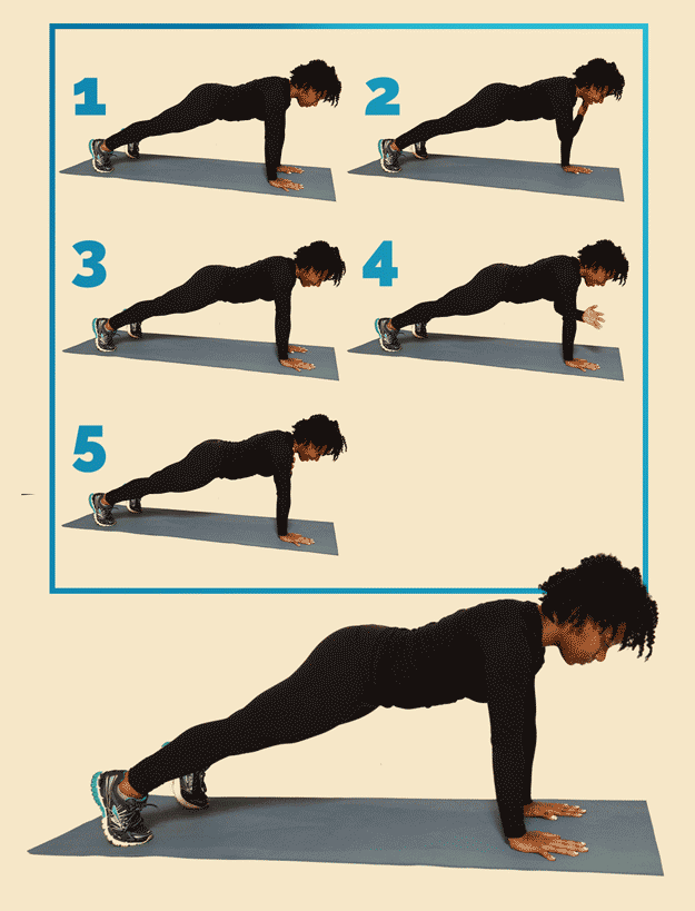 plank tap ασκήσεις γυμναστικής