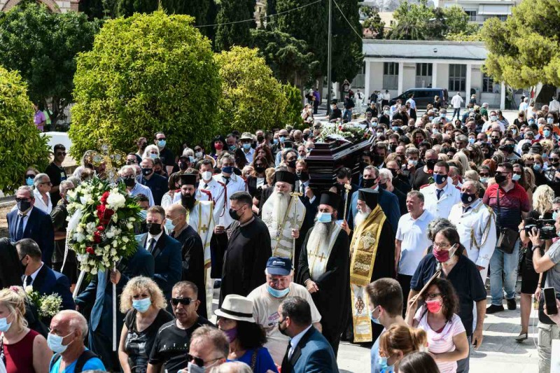 Τόλης Βοσκόπουλος κηδεία νεκροταφείο