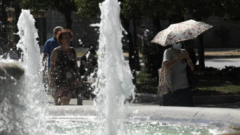 Καύσωνας: Καιρός σήμερα