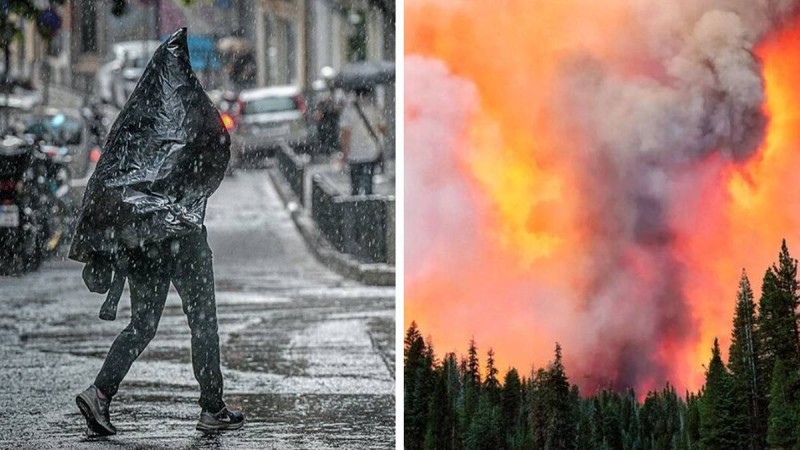 Καιρός σήμερα (06/08): Υποχωρεί ο καύσωνας, καταιγίδες αλλά στη Βόρεια Ελλάδα που δεν υπάρχουν πύρινα μέτωπα! Ακραίος κίνδυνος νέων μεγάλων πυρκαγιών λόγω αέρα!