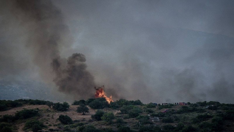 Φωτιά στην Φλώρινα - Συναγερμός στην Πυροσβεστική