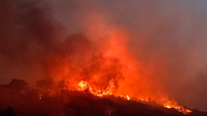 Φωτιά στην Εύβοια: Άμεση επέμβαση στο Μετόχι Καρύστου και εκκενώσεις - Τεράστιος ο κίνδυνος πυρκαγιών