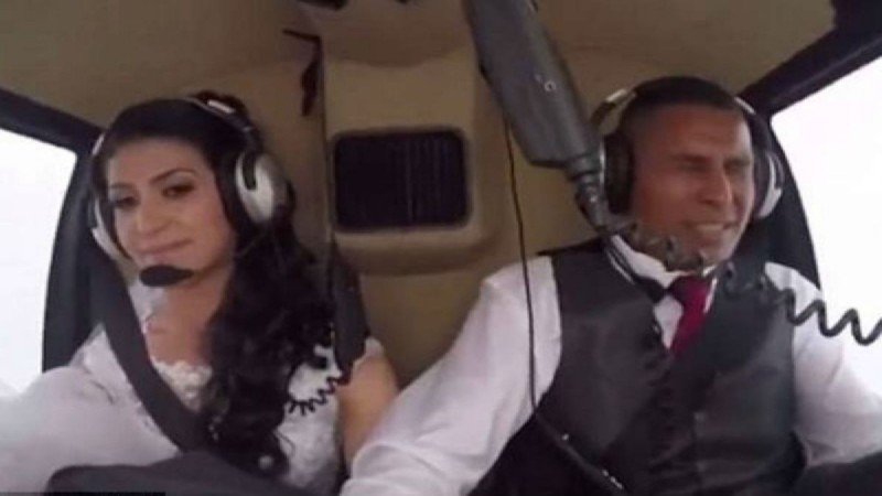 Νύφη κατέγραψε με κάμερα τον θάνατό της! Σκοτώθηκε ενώ πήγαινε με ελικόπτερο στο γάμο (Video)