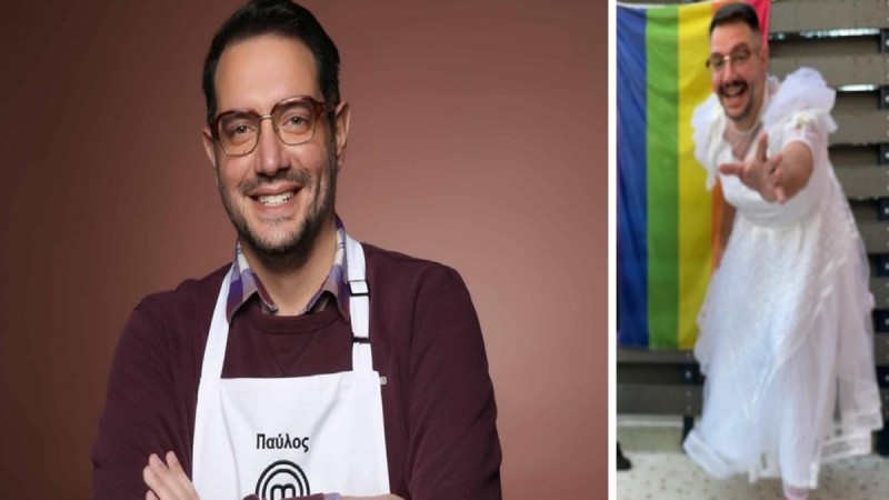 Με νυφικό στο Pride ο Παύλος Χάππιλος του Master Chef (photo)