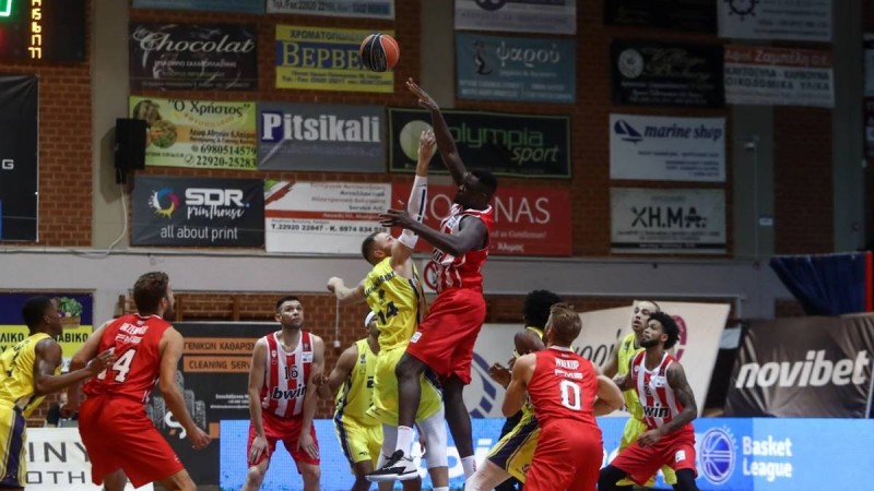 Basket League: Λαύριο-Ολυμπιακός 72-108