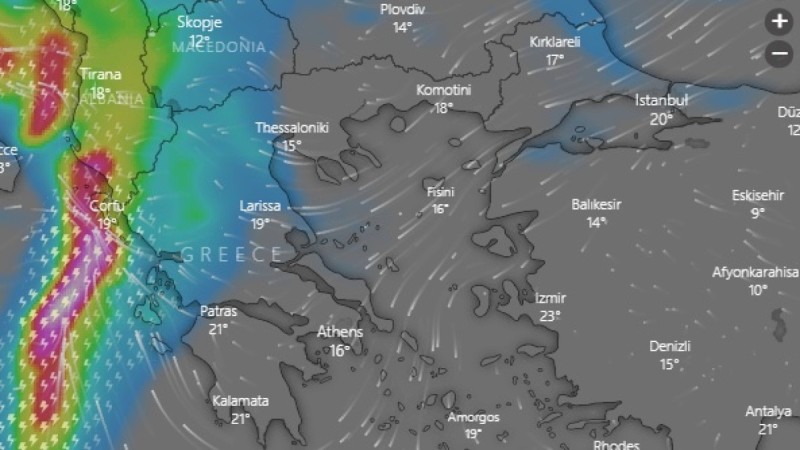 Κακοκαιρία «Αθηνά»: Πλημμύρισαν οι δρόμοι στην Κέρκυρα! Έκτακτη προειδοποίηση Κλέαρχου Μαρουσάκη - Δείτε LIVE την πορεία της κακοκαιρίας