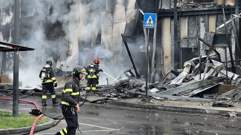 Συνετρίβη αεροπλάνο στο Μιλάνο