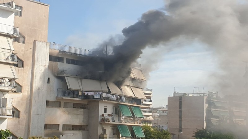 Θεσσαλονίκη: Φωτιά σε διαμέρισμα - Τραυματίστηκε ηλικιωμένη