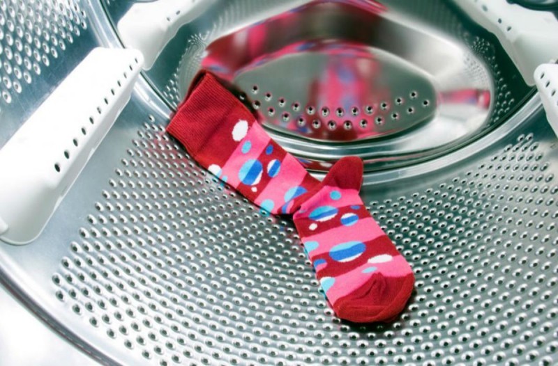 κάλτσες στο πλυντήριο