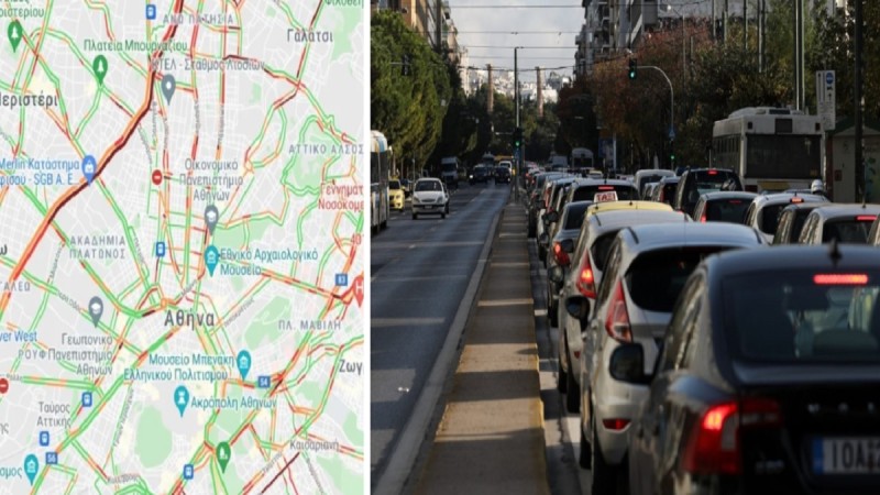 Κυκλοφοριακό κομφούζιο: Μποτιλιάρισμα στον Κηφισό - Καθυστερήσεις στην Κηφισίας! Ποιους δρόμους να αποφύγετε (photo)