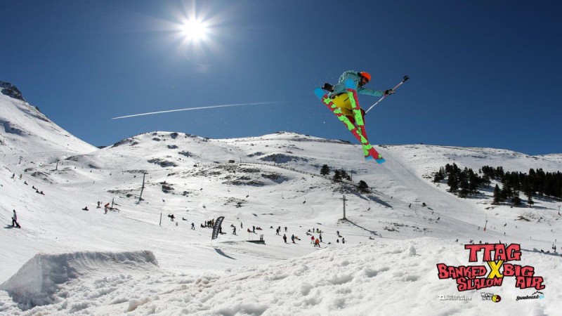 ΤΤΑG Banked Slalom X Big Air στο Χιονοδρομικό Κέντρο Καλαβρύτων